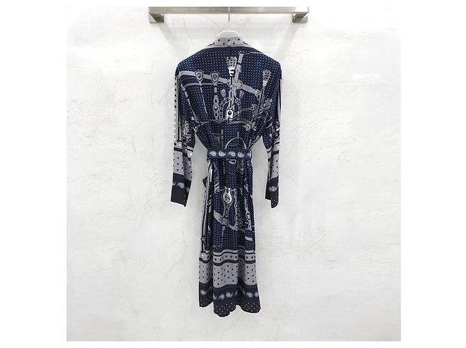 Hermès Vestido camisa robe de seda - vista 2