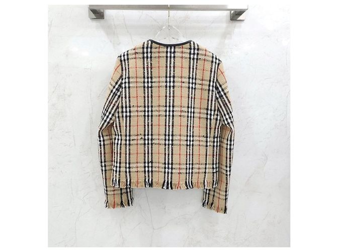 Burberry Bouclé-Karo-Jacke und Rock Set - Ansicht 13