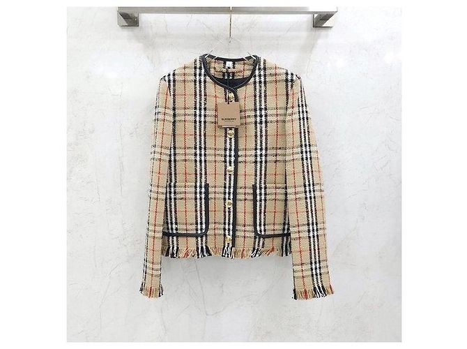 Burberry Bouclé-Karo-Jacke und Rock Set - Ansicht 2