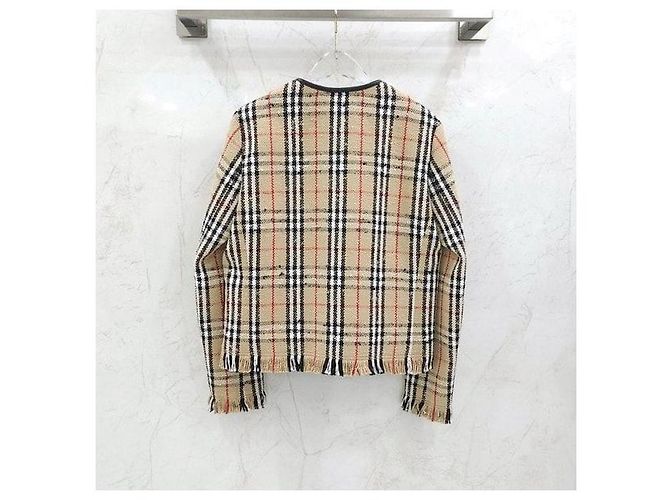 Burberry Bouclé-Karo-Jacke und Rock Set - Ansicht 3