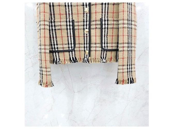 Burberry Bouclé-Karo-Jacke und Rock Set - Ansicht 5