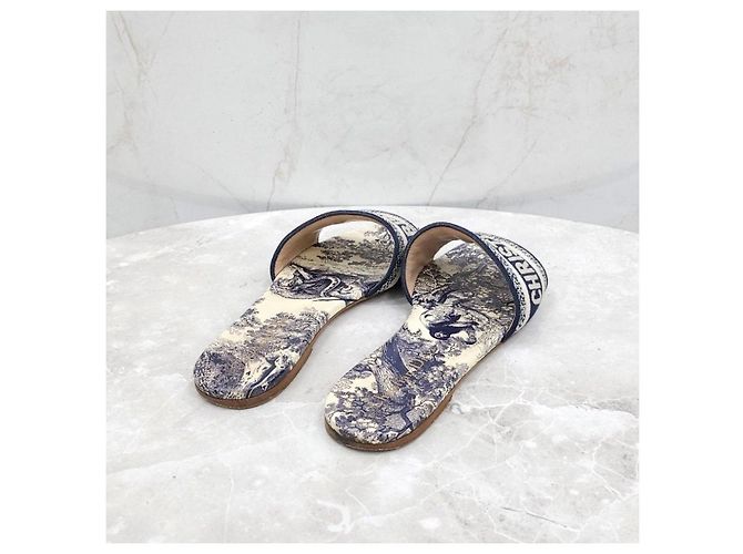 Dior Mules Dway Azul Oscuro - vista 13