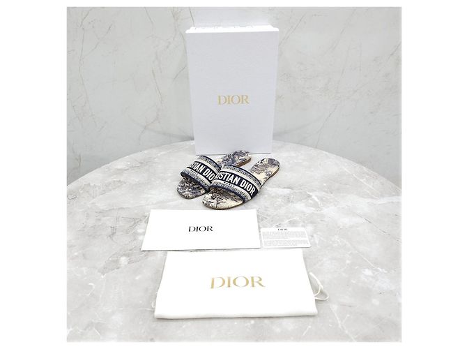 Dior Mules Dway Azul Oscuro - vista 14