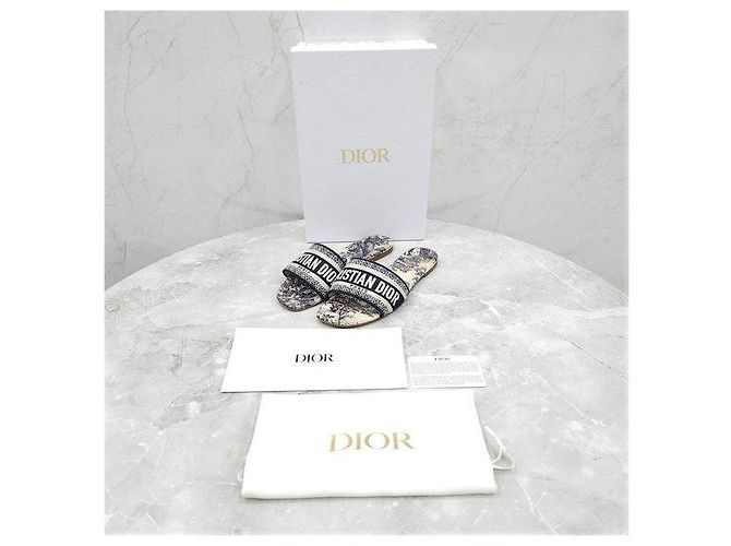 Dior Mules Dway Azul Oscuro - vista 6