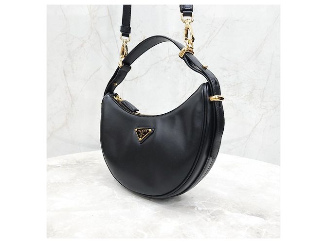 Prada Borsa a tracolla piccola in pelle - vista 12