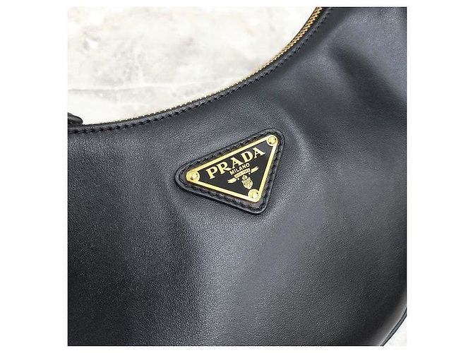 Prada Borsa a tracolla piccola in pelle - vista 4