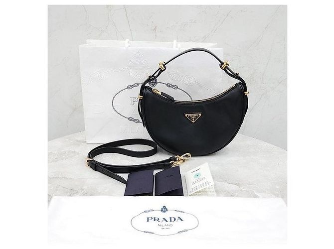 Prada Borsa a tracolla piccola in pelle - vista 7