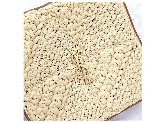 Autre Marque Borsa Raffia Jamie Cube Chain Bag - vista 14