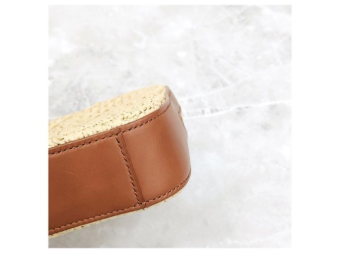 Autre Marque Borsa Raffia Jamie Cube Chain Bag - vista 15