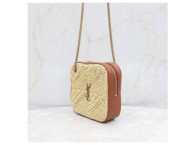 Autre Marque Borsa Raffia Jamie Cube Chain Bag - vista 2