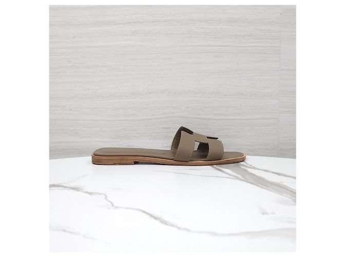 Hermès Sandalo Oran Etoupe - vista 10