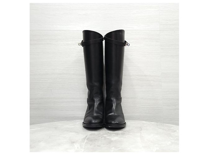 Botas Kelly Jumping Hermès de piel - vista 10