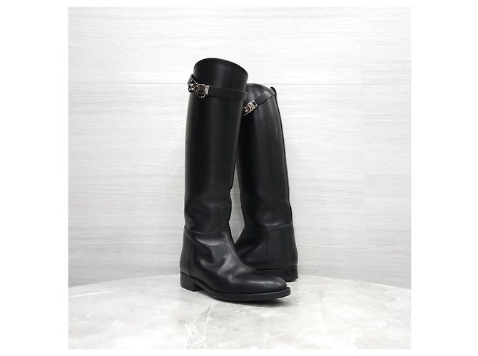 Botas Kelly Jumping Hermès de piel - vista 11