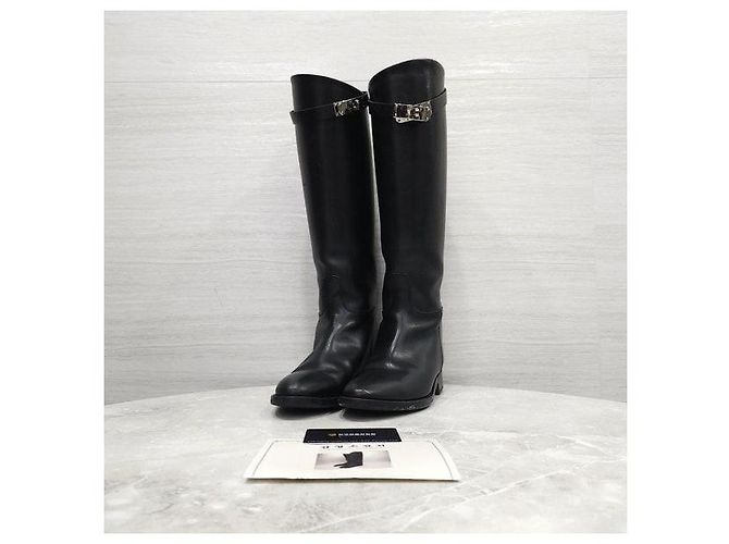 Botas Kelly Jumping Hermès de piel - vista 8