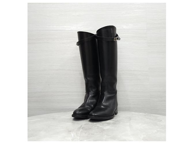 Botas Kelly Jumping Hermès de piel - vista 9