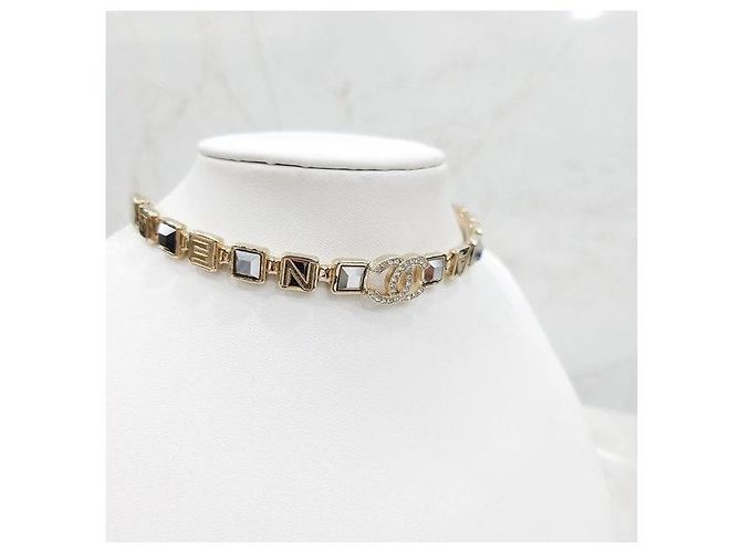 Chanel Collana Choker con Cristalli - vista 4