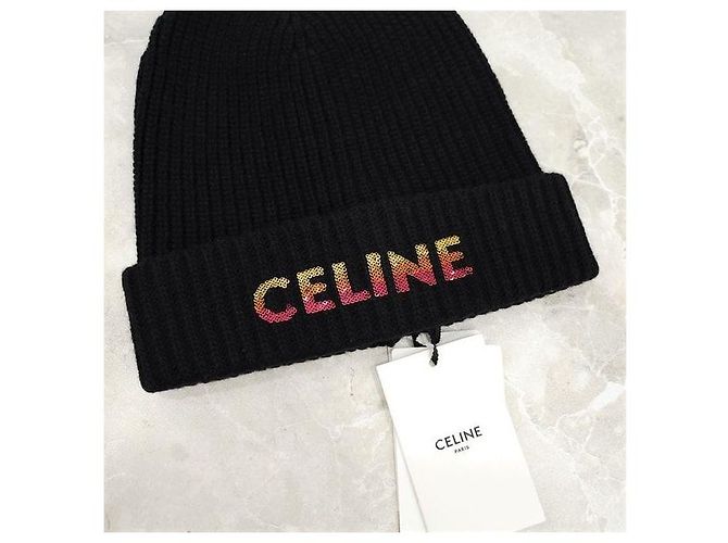 Berretto Céline Gradient Logo Verde - vista 3