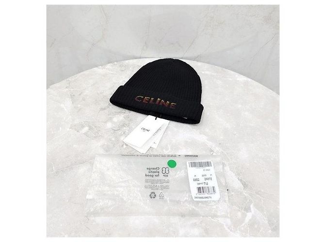 Berretto Céline Gradient Logo Verde - vista 7