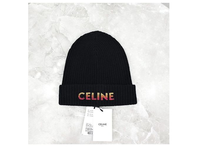 Berretto Céline Gradient Logo Verde - vista 8