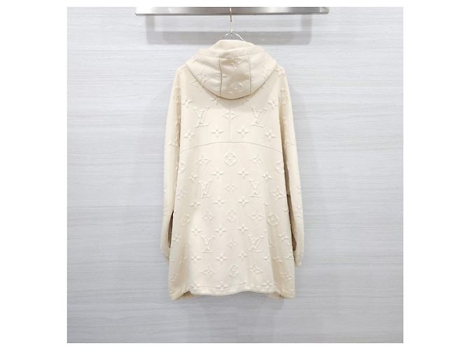 Louis Vuitton Giacca lunga oversize con cappuccio Monogram da donna - vista 11