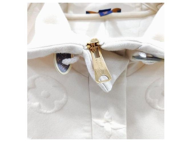 Louis Vuitton Giacca lunga oversize con cappuccio Monogram da donna - vista 5