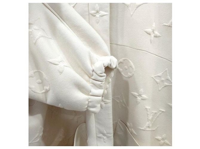 Louis Vuitton Giacca lunga oversize con cappuccio Monogram da donna - vista 8