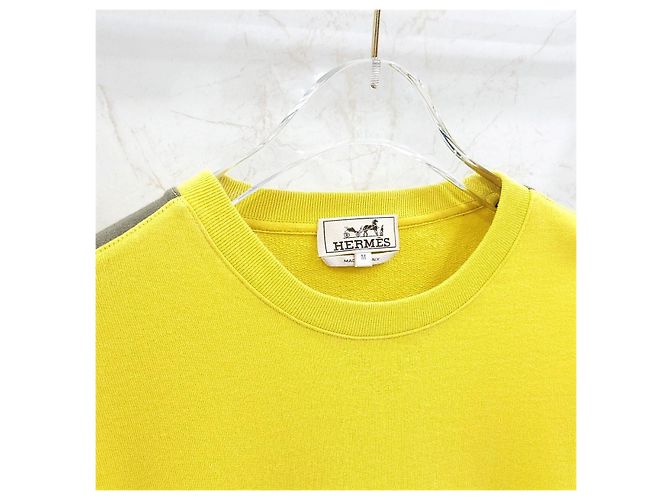 Hermès Baumwoll-Sweatshirt mit kurzen Ärmeln - Ansicht 8