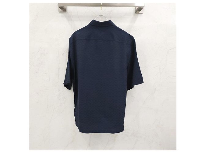 Louis Vuitton Camicia a maniche corte in misto seta monogram - vista 8