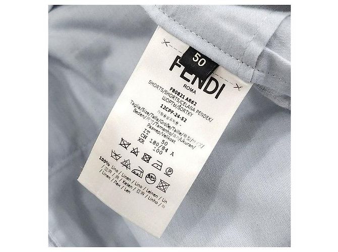 Bermuda Fendi in lino - vista 4