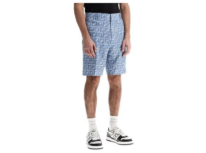 Bermuda Fendi in lino - vista 7