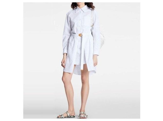 Louis Vuitton Vestido Trompe-l'oeil Monogram Relief - vista 8