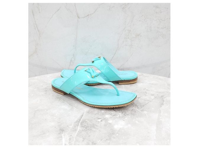 Louis Vuitton Sandali Slippers Logo Mint - vista 8