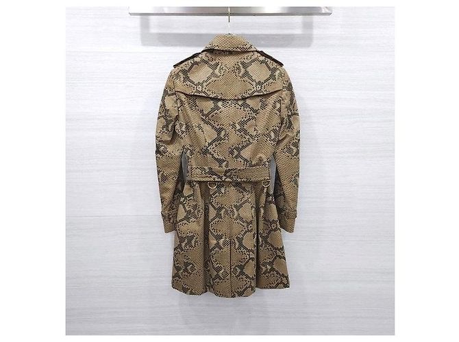 Burberry Gabardina con estampado de pitón - vista 2