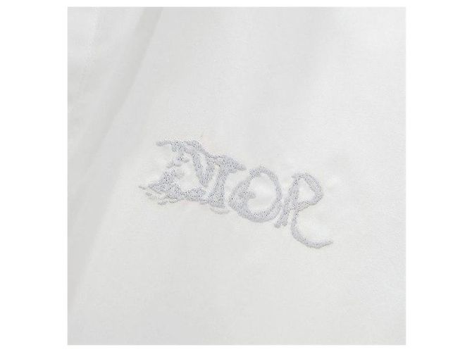 Dior Peter Doig weißes besticktes Hemd - Ansicht 4
