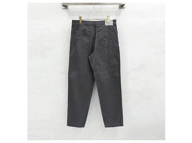 Dior Graue Contrast Couture Bestickte Carpenter-Hosen - Ansicht 2