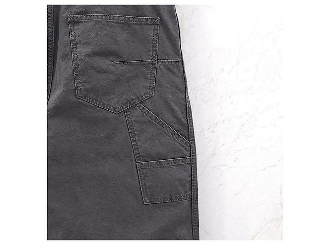 Dior Graue Contrast Couture Bestickte Carpenter-Hosen - Ansicht 4