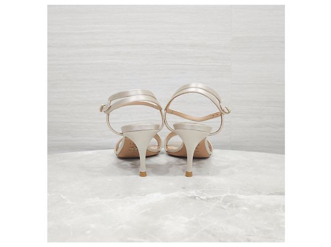 Dior Sandali con tacco Dway Strap Gold - vista 13