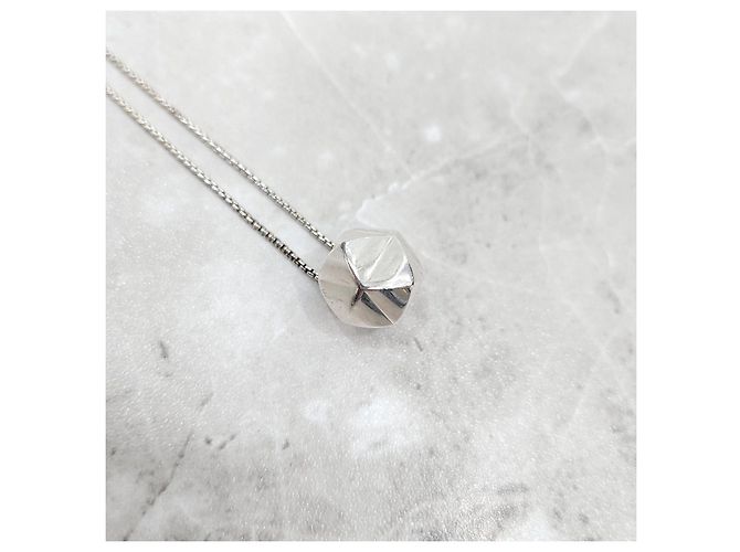 Colar Hermès Cube Silver - vista 11