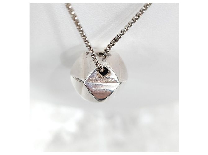 Colar Hermès Cube Silver - vista 12