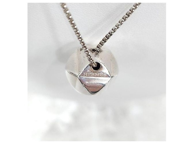 Colar Hermès Cube Silver - vista 5