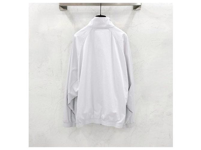 Balenciaga Oversized Jacke mit besticktem Logo - Ansicht 2