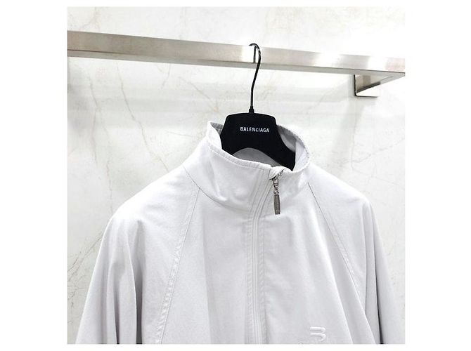 Balenciaga Oversized Jacke mit besticktem Logo - Ansicht 3