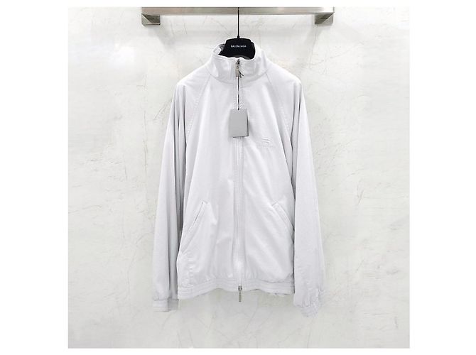 Balenciaga Oversized Jacke mit besticktem Logo - Ansicht 6