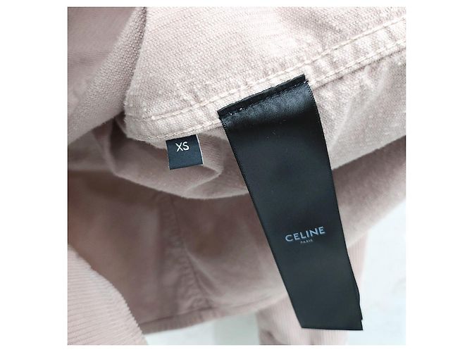 Céline Abrigo Car Coat de pana XS - vista 10