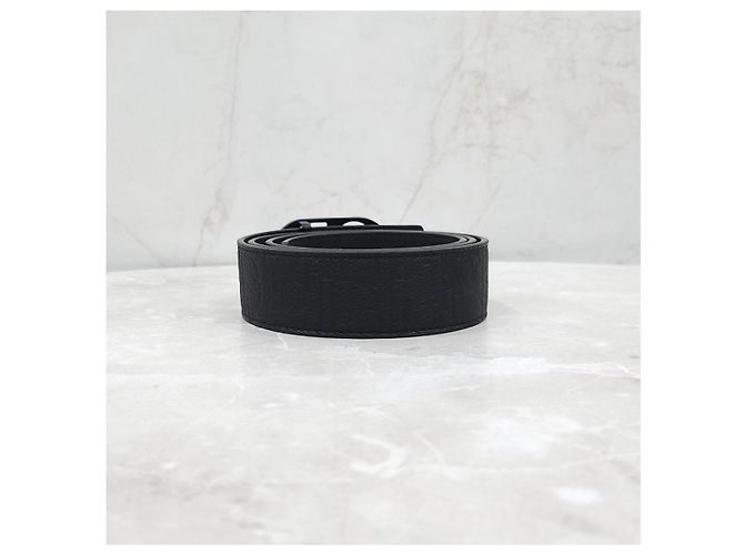 Dior Wendbare Oblique Ledergürtel mit CD-Schnalle - Ansicht 12