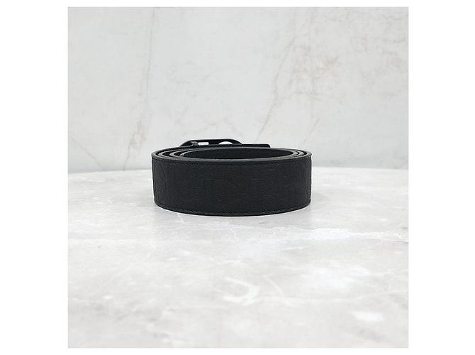 Dior Wendbare Oblique Ledergürtel mit CD-Schnalle - Ansicht 3