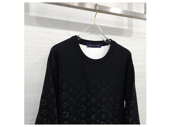 Louis Vuitton Strickpullover mit Rundhalsausschnitt und Gradienten-Monogramm - Ansicht 3