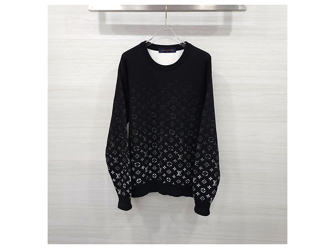 Louis Vuitton Strickpullover mit Rundhalsausschnitt und Gradienten-Monogramm - Ansicht 6