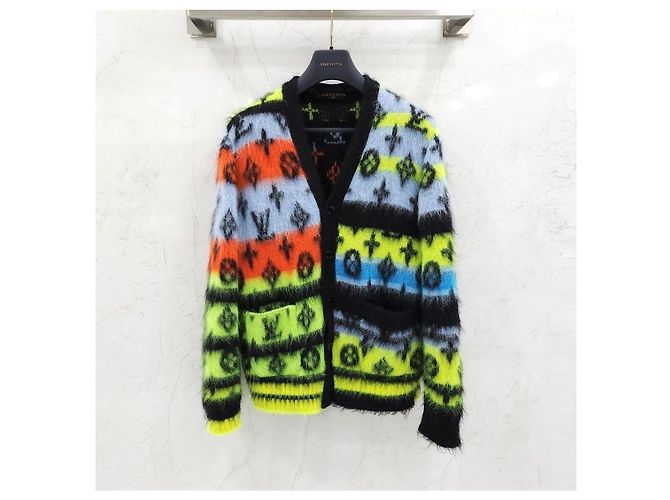 Louis Vuitton Mohair-Cardigan mit Monogramm - Ansicht 6
