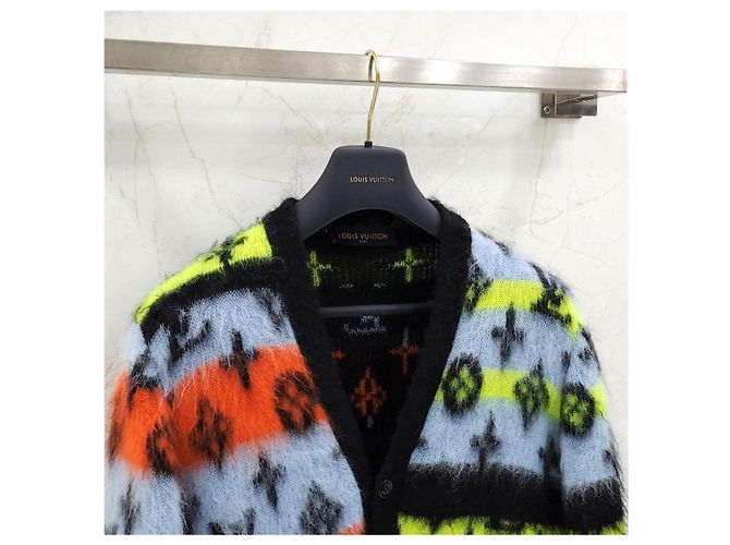 Louis Vuitton Mohair-Cardigan mit Monogramm - Ansicht 8